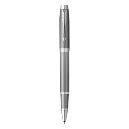 Penna Roller Im Writing Rituals Finitura Grigia con Sfumatura Puntale Cromato Punta Fine Inchiostro Nero Confezione Regalo