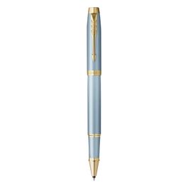 Penna Roller Im Writing Rituals Finitura Turchese-Verde con Sfumatura Puntale Dorato Punta Fine Inchiostro Nero Confezione Regalo