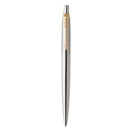 Parker Penna a sfera Jotter Stainless Steel con dettagli in oro