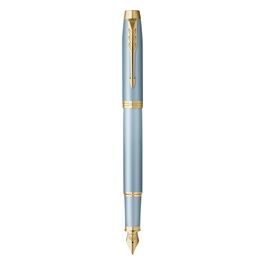 Penna Stilografica Im Writing Rituals Finitura Turchese Verde con Sfumatura Puntale Dorato Punta Media Inchiostro Blu Confezione Regalo