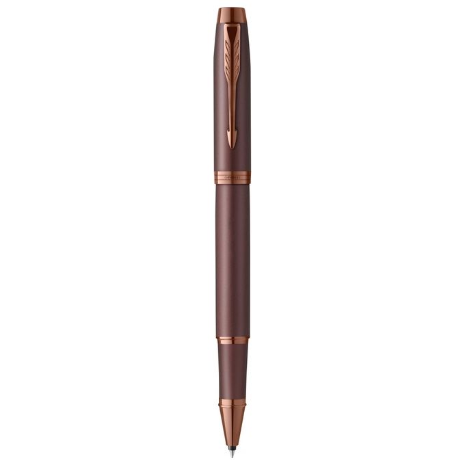 Parker 2190513 IM Monochrome Penna Roller punta fine inchiostro nero confezione regalo colore Bordeaux