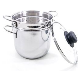 Pentola per la Pasta per induzione con cestello e coperchio Cm 18