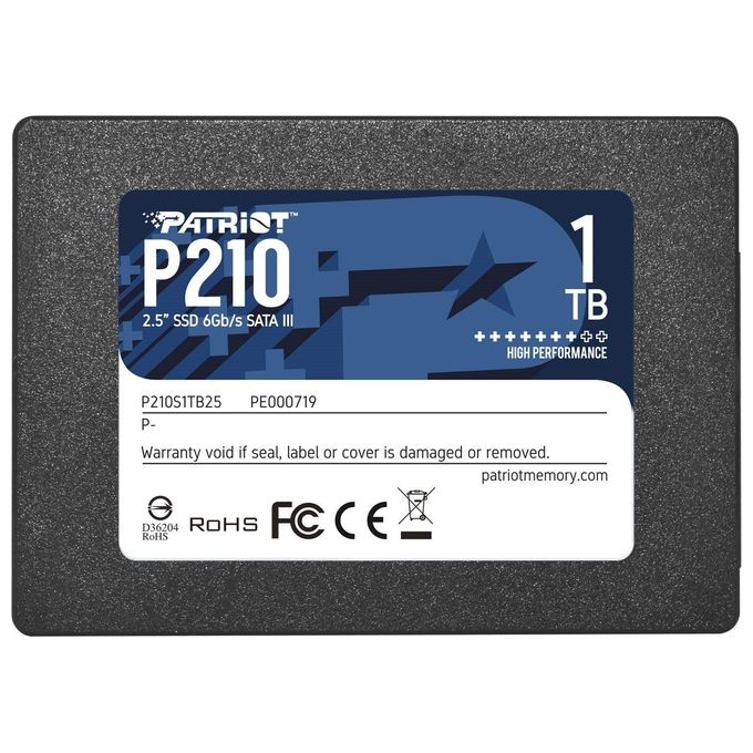 Patriot Memory P210 Ssd 25'' 1000Gb Serial ATA III