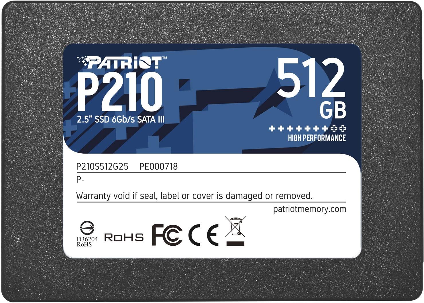 Patriot P210 SSD 512Gb