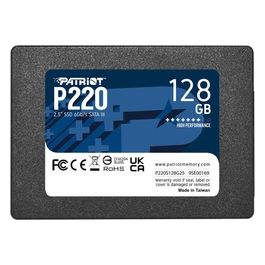 Patriot P220 Ssd 128Gb 2.5" Sata 3 Read:550mb/write:480 Mb/s