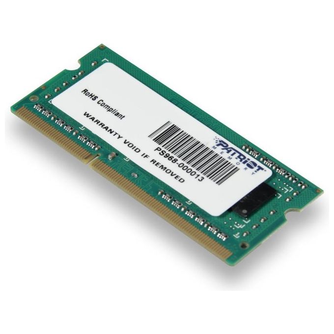 Patriot Ram Psd34g16002s Sodimm 4gb Ddr3 1600mhz 1x4gb