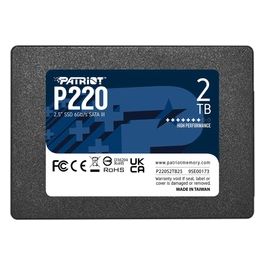 Patriot Ssd Interno P220 2Tb Sata3 2.5" Read/write 550/500 Mbps