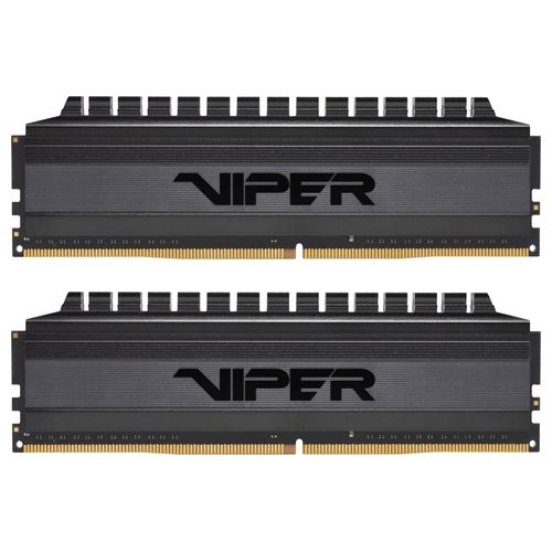 Patriot Viper Blackout RAM Series DDR4 32Gb 2x16Gb 3600MHz C19 Kit di Memoria Gaming XMP 2.0 Nero