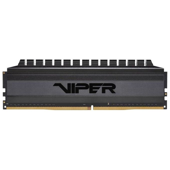 Patriot Viper Blackout RAM Series DDR4 16Gb 2x8Gb 3600MHz CL18 Kit di Memoria Gaming XMP 2.0 Nero