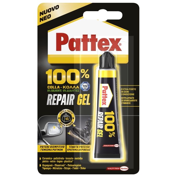 Pattex 1683637 Adesivo Universale in Gel 100% Repair 20gr