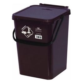 Cassonetto per la Raccolta differenziata in plastica, Pattumiera Marrone
