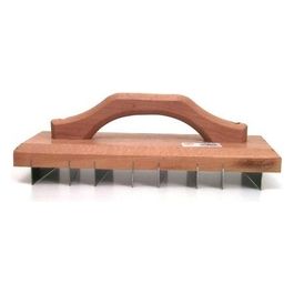 Pialla Raschi assi con lama Acciaio e Manico Legno 325x110 mm