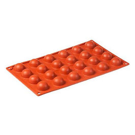 Stampo in Silicone Multiporzione Semisfera 24 Impronte