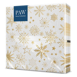 Tovaglioli Shiny Snowflakes 20 Pezzi