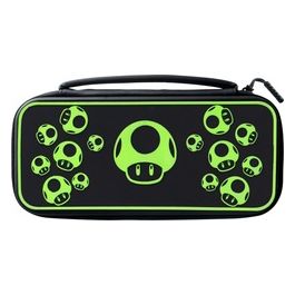 Custodia per Console Portatile Rigida per Nintendo Switch Nero/Verde