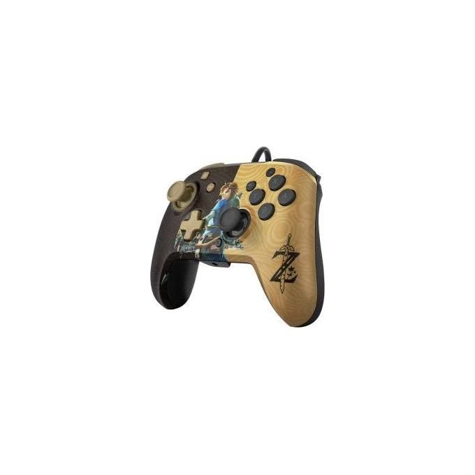 PDP Faceoff Deluxe+ Controller Audio Cablato Zelda per Nintendo Switch