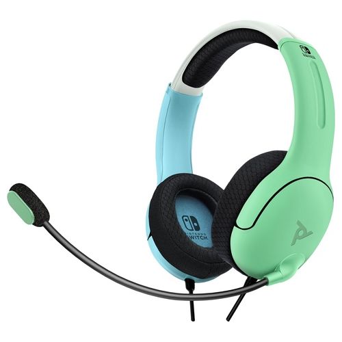 PDP Switch LVL40 Wired Headset Blue Green
