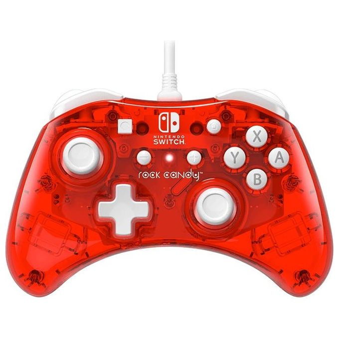 PDP Switch Wired Controller Rock Candy Mini Stormin Cherry