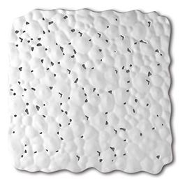 Pedana doccia Bilbao Bianco Resina 55x55x2 Cm