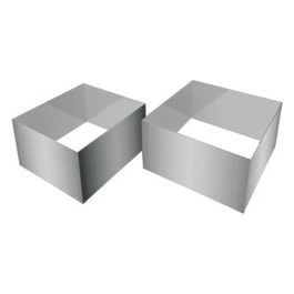 Coppapasta Set 2 Pezzi 8x8cm e 9x9cm Acciaio