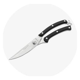 Trinciapollo in Acciaio Inox con Chiusura