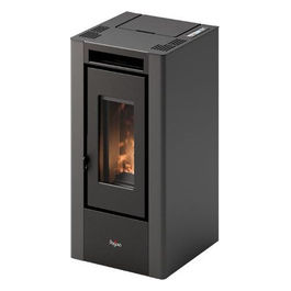 Pegaso, Stufa a Pellet Eliott 6, 5.5 kW, Antracite, Acciaio e Ghisa