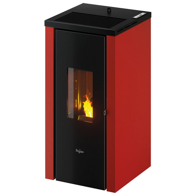 Pegaso 7025145 Stufa a Pellet Madison 5 T2 Rosso