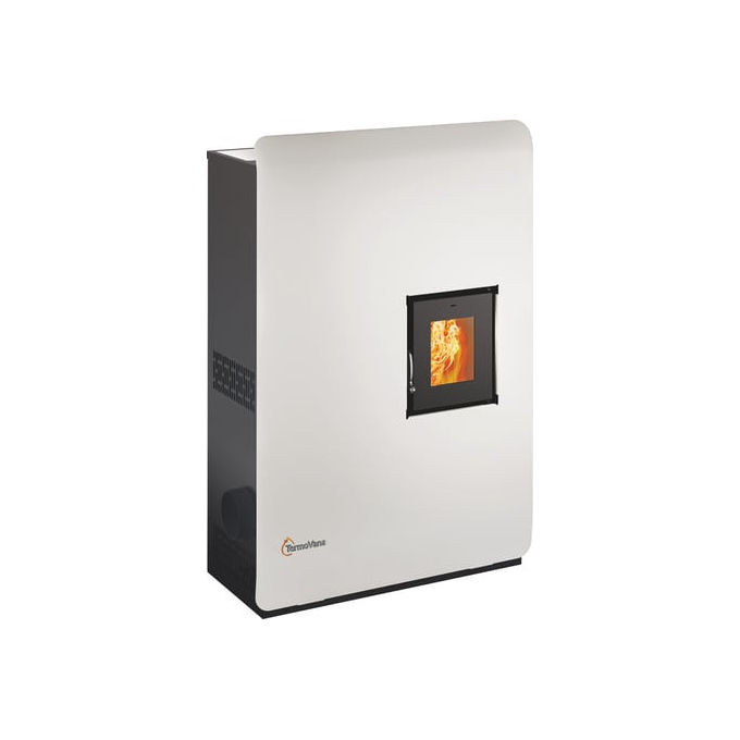 Pegaso 7025142 Stufa a Pellet Tabla 7 T2 Bianco