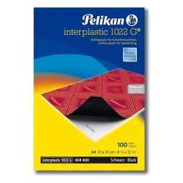 Pelikan Confezione 10 Fogli A4 Cartacarbone Interplastic Nero