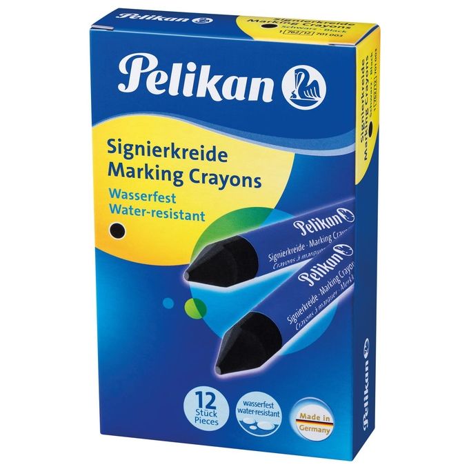 Pelikan Confezione 12 Pastelli Industriali 762 Nero