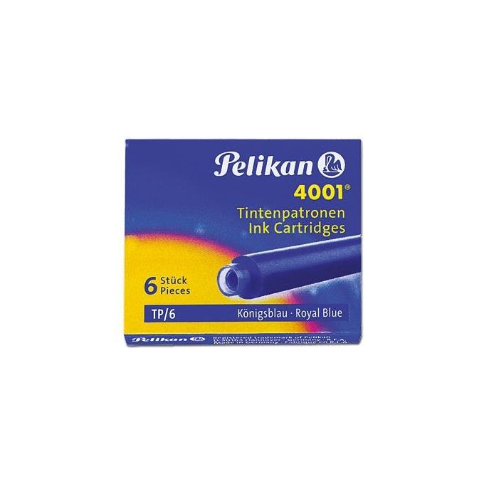 Pelikan Confezione da 50 cartucce Per Stilografiche Blu