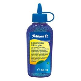 Pelikan Confezione 6 Glitter Glue 60ml Blu