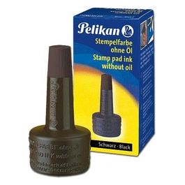 Inchiostro Timbri a Tampone senza Olio 28ml Nero