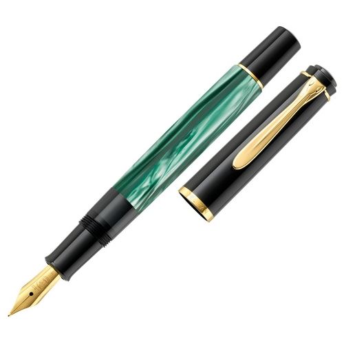 Pelikan Penna Stilografica Linea M200 Classic Verde con Astuccio