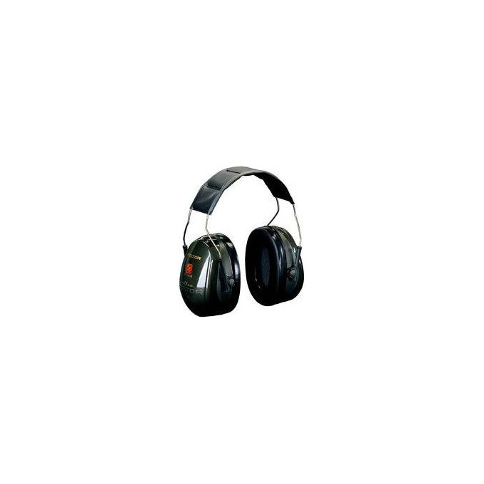 Peltor H520A-407-GQ Optime II Cuffie Antirumore SNR 31 dB Fascia Dielettrica colore Verde