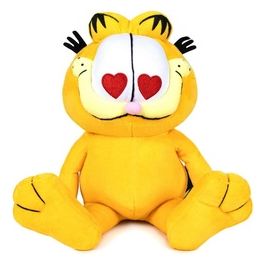 Peluche Garfield Seduto Emoji Cuore 28cm