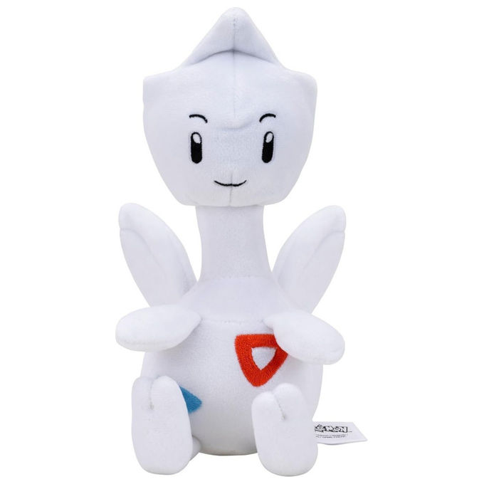 Jazwares Rei Toys, Peluche Pokemon Togetic Originale Ufficiale, 20 cm