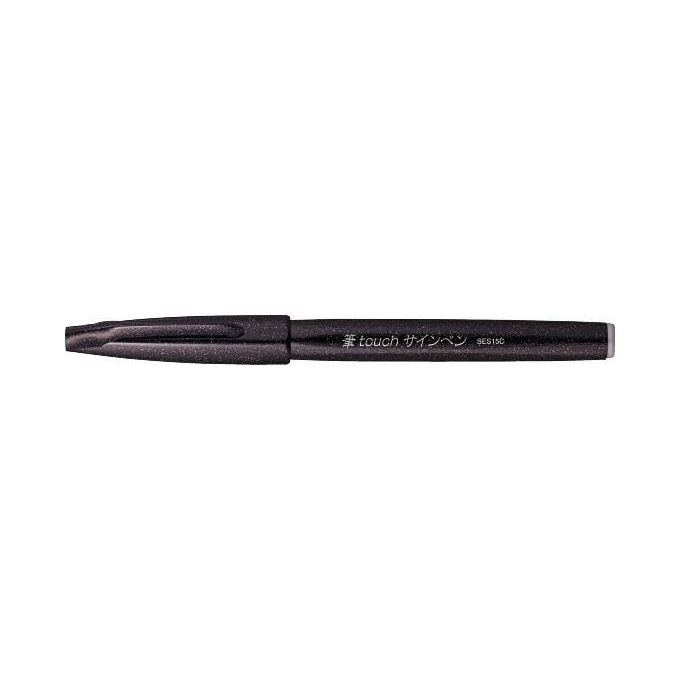 Pentel Confezione 10 Pezzi Sign Pen Brush Nero