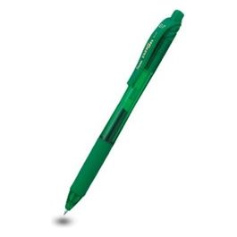 Pentel Confezione 12 Roller EnerGel per Scatto 0,7mm Verde