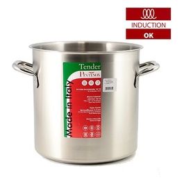 Pentola per induzione in acciaio inox con due maniglie Diametro 30 cm