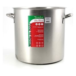 Pentola per induzione in acciaio inox con due manici Diametro 32 cm