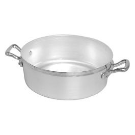 Pentole Casseruola Alluminio Bassa Family 2 Manici 28cm