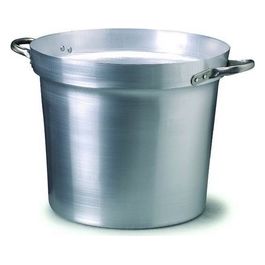 Pentoloni Alluminio per Salse Bordo H.cm.33 Lt. 35 Diametro cm. 45