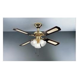 Perenz 7060OL Ventilatore da Soffitto a 4 Pale Ottone Lucido