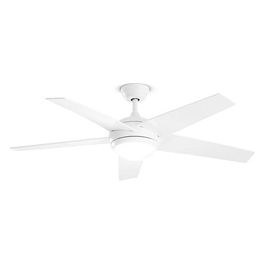 Perenz 7107B IR Ventilatore 5 Pale 130x38cm 3 Velocita' 70W Led 18W Bianco