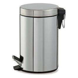 Bidone Pedale con Vaschetta 3 Litri Inox
