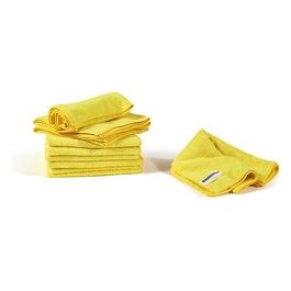 Panno in Microfibra 40x40cm 10 Pezzi Giallo
