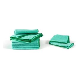 Panno Microfibra 40x40cm 10 Pezzi Verde