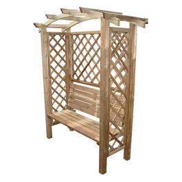 Pergola Ad Arco 160 X 70 X 190 Con Panca