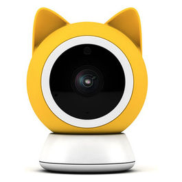 Telecamera Sorveglianza Interno, WIFI, 1080p, Visione Notturna, Bianca, Gialla, Nera